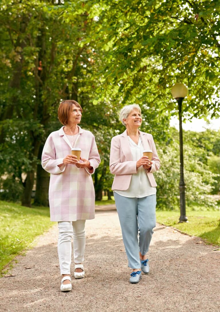 Proveer at Port City | Senior women walking on path together